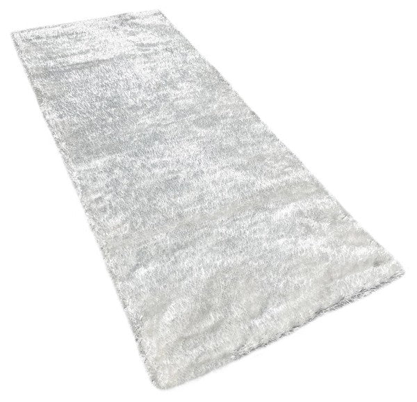 2' x 5'  Feet Reversible Soft Shag White Area Rug