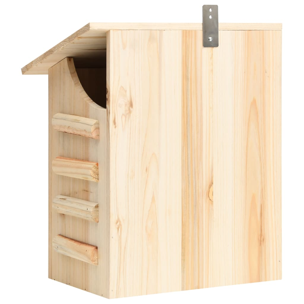 vidaXL Bat House Solid Firwood 11.8"x7.9"x15"