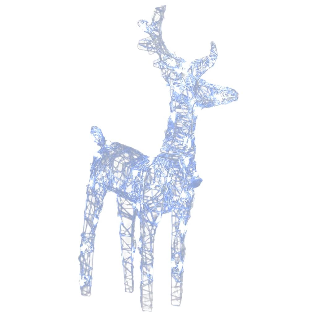 Christmas Reindeers 6 pcs Cold White 240 LEDs Acrylic