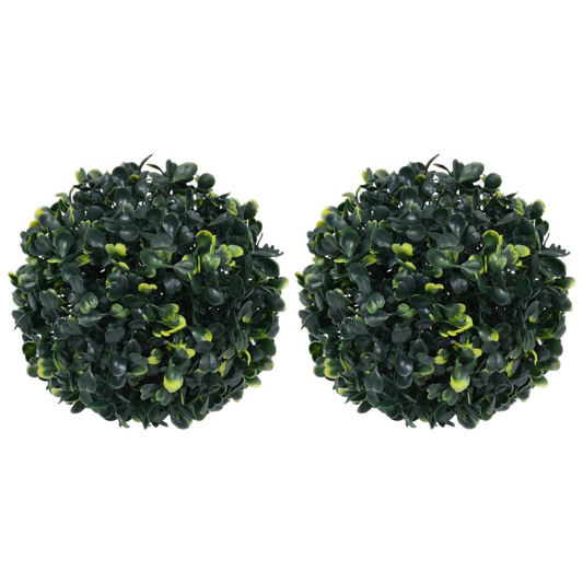 vidaXL Artificial Boxwood Balls 2 pcs 8.7"