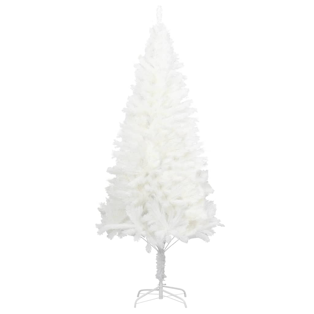 vidaXL Artificial Christmas Tree Lifelike Needles White 6 ft