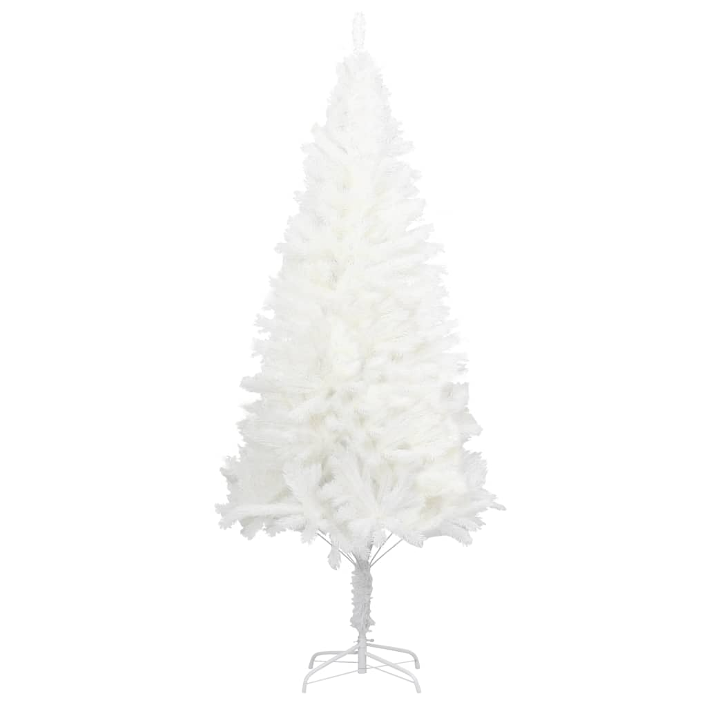 vidaXL Artificial Christmas Tree Lifelike Needles White 4 ft