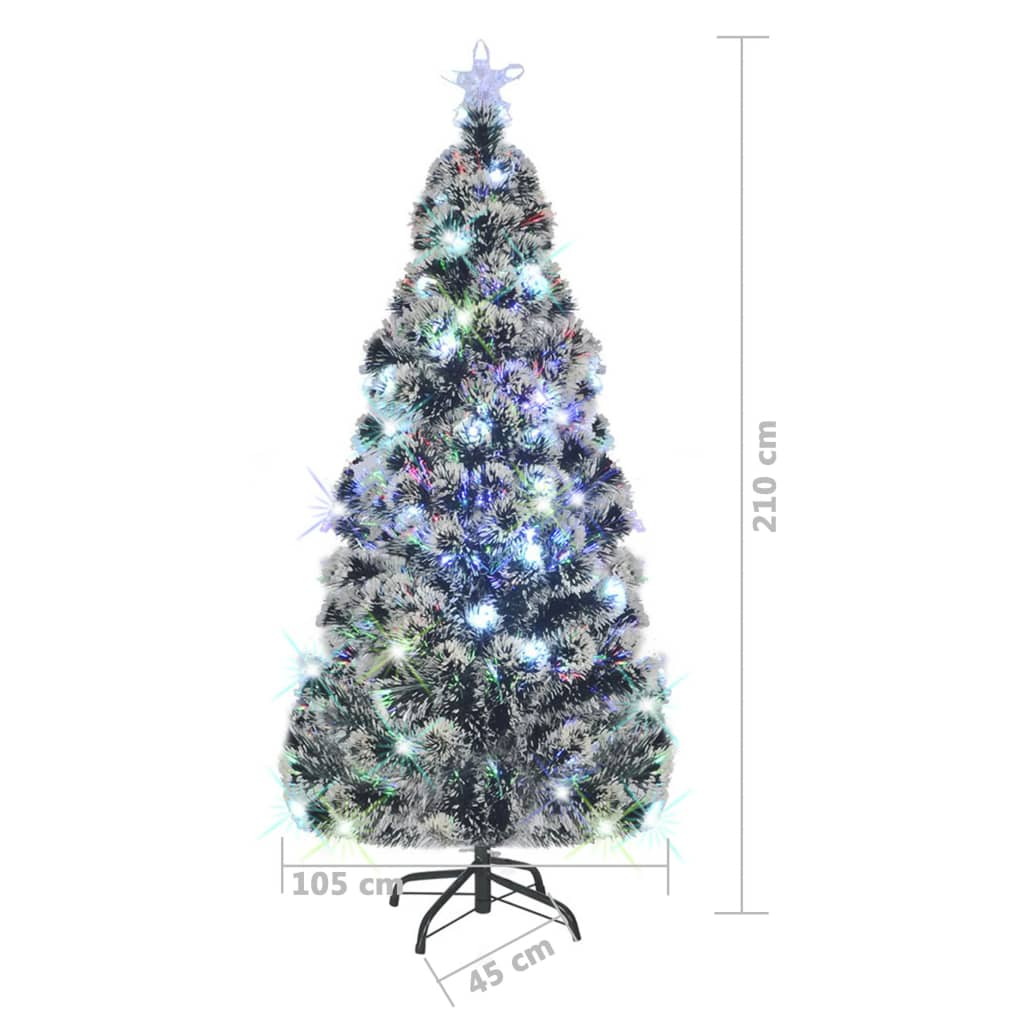 Pre-lit Christmas Tree with Stand 7 ft 280 Branches