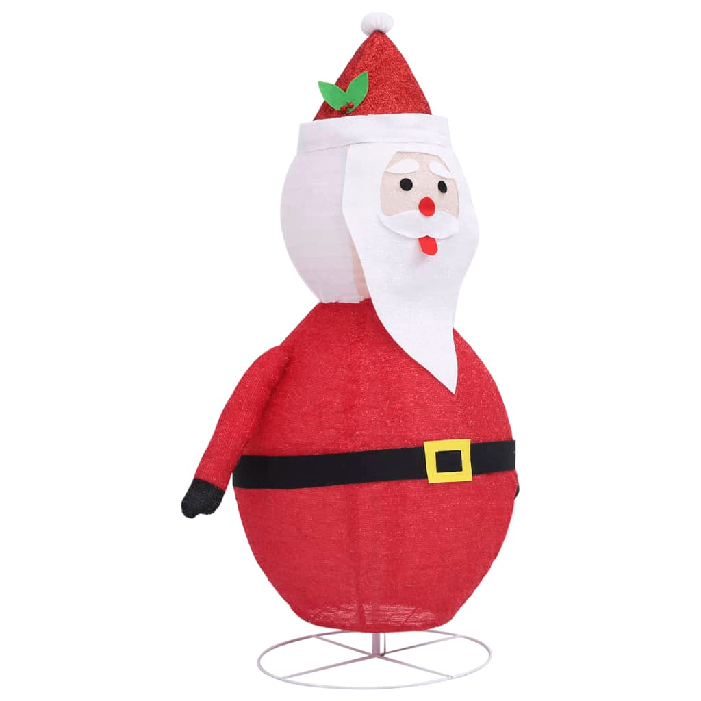 Decorative Christmas Santa Claus Figure LED Luxury Fabric 2 ft