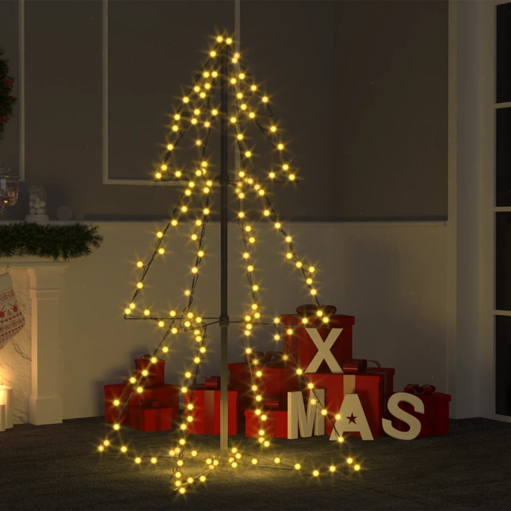 Christmas Cone Tree 160 LEDs Indoor and Outdoor 3x4 ft