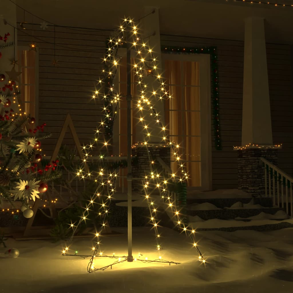 Christmas Cone Tree 160 LEDs Indoor and Outdoor 3x4 ft