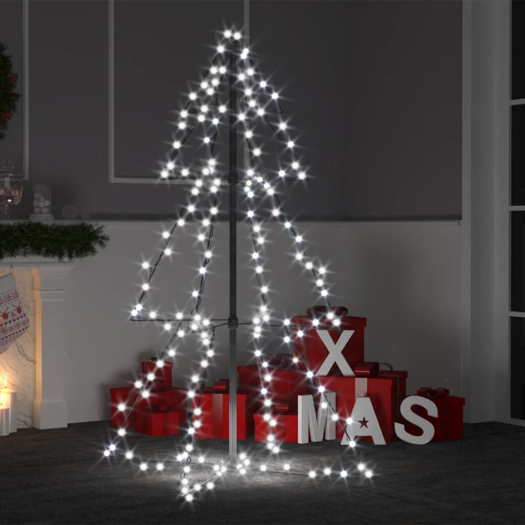 Christmas Cone Tree 160 LEDs Indoor and Outdoor 3x4 ft