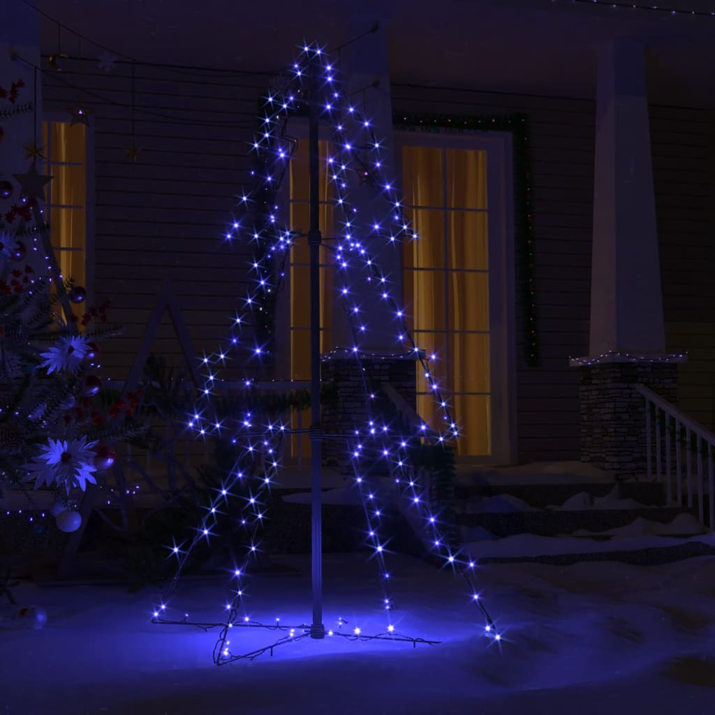 Christmas Cone Tree 160 LEDs Indoor and Outdoor 3x4 ft