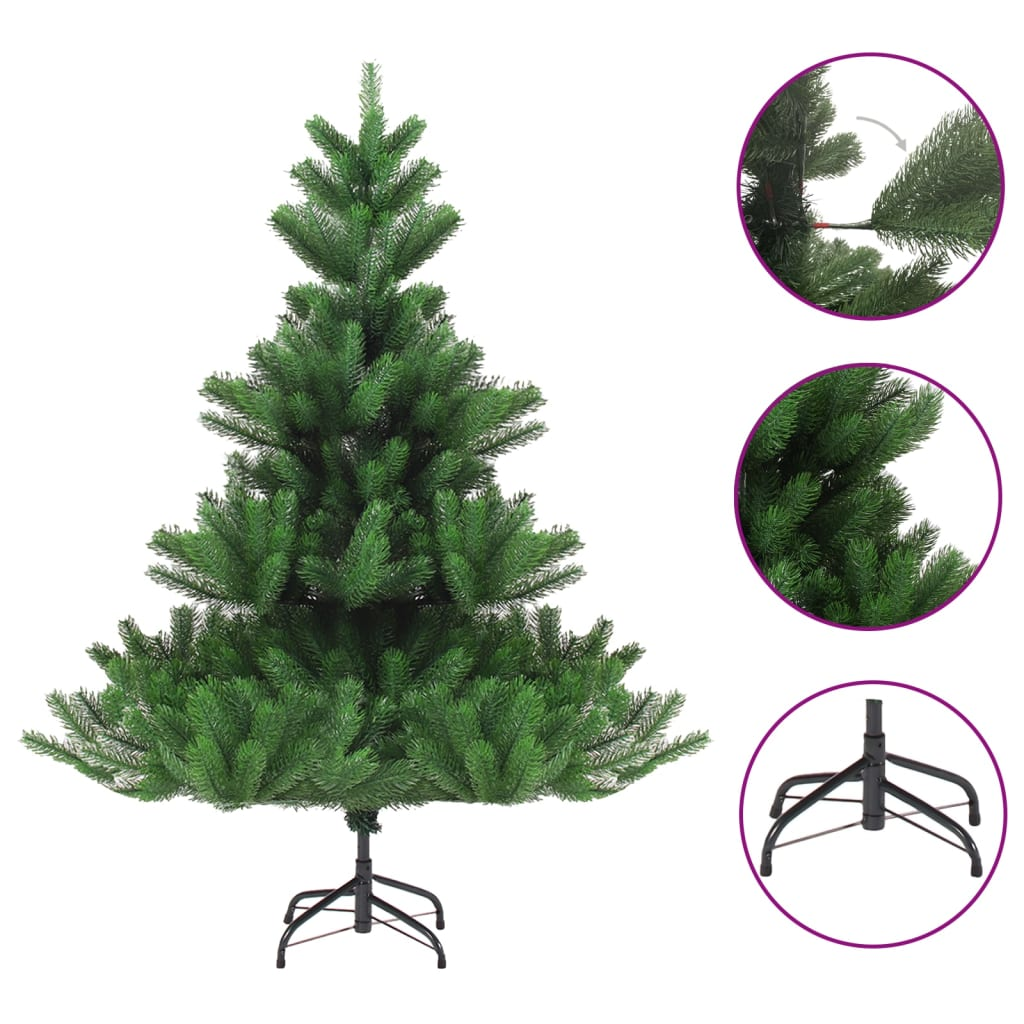 vidaXL Nordmann Fir Artificial Christmas Tree Green 7 ft