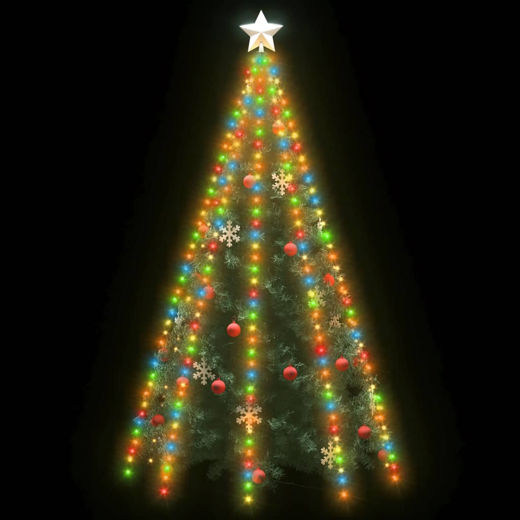 Christmas Tree Net Lights with 400 LEDs Colorful 157.5"