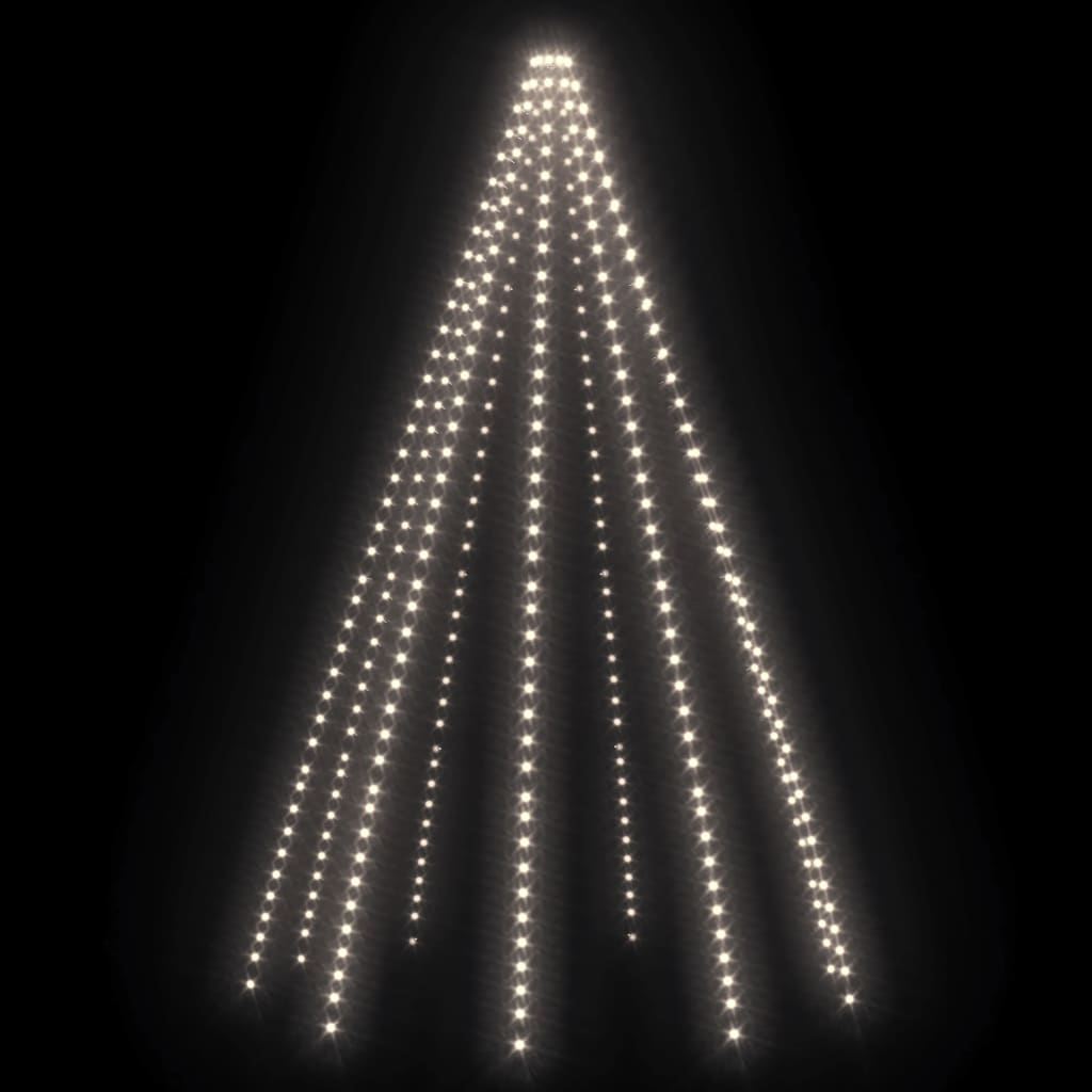 Christmas Tree Net Lights with 400 LEDs Cold White 157.5"