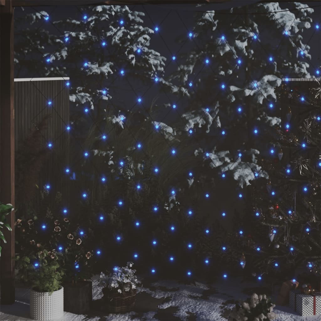 Christmas Net Light Blue 9.8'x6.6' 204 LED Indoor Outdoor