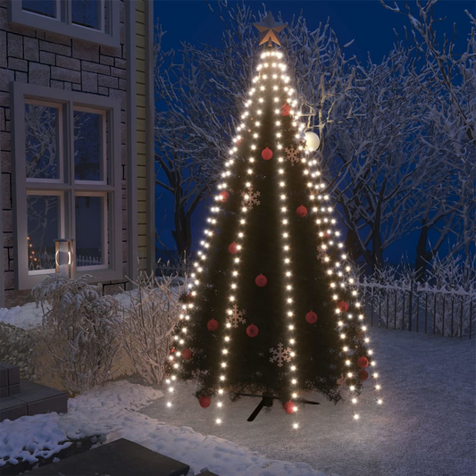 Christmas Tree Net Lights with 250 LEDs Cold White 98.4"