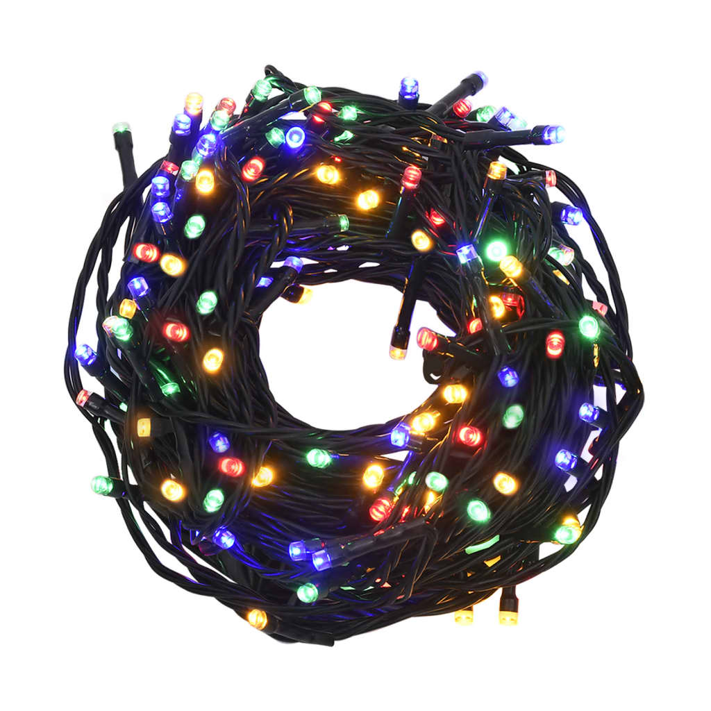 vidaXL Light String with 400 LEDs Multicolor 131.2' 8 Light Effects