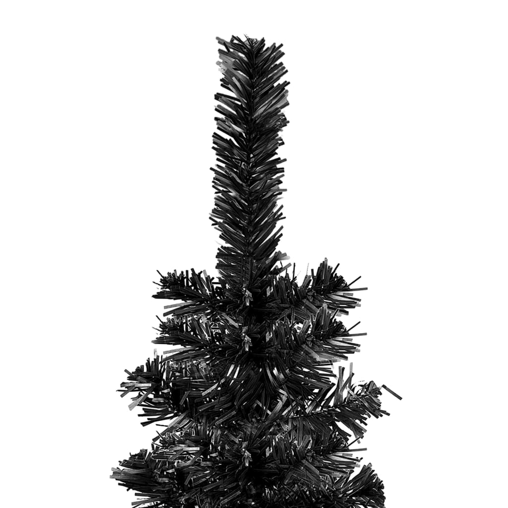 Slim Christmas Tree Black 6 ft