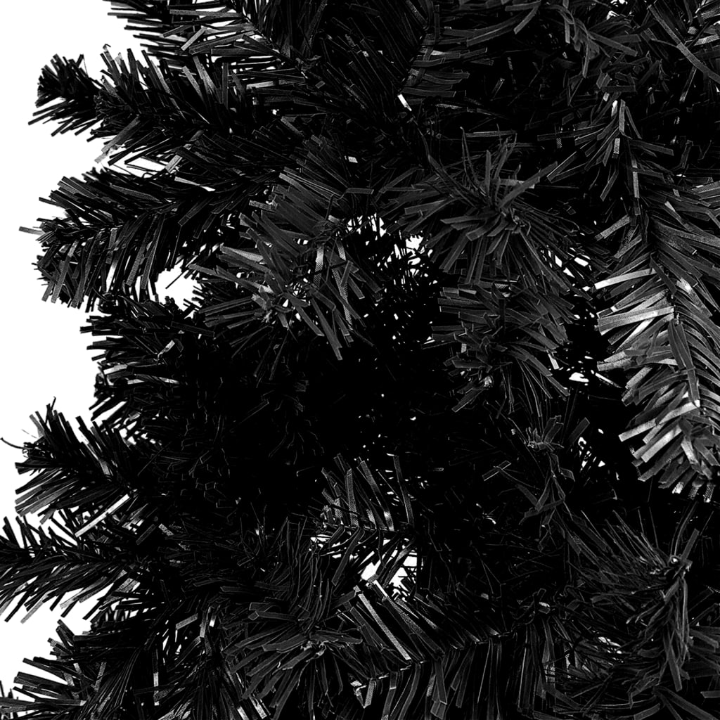 Slim Christmas Tree Black 6 ft