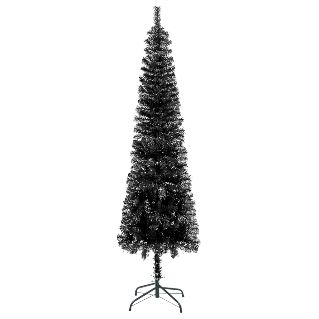 Slim Christmas Tree Black 8 ft