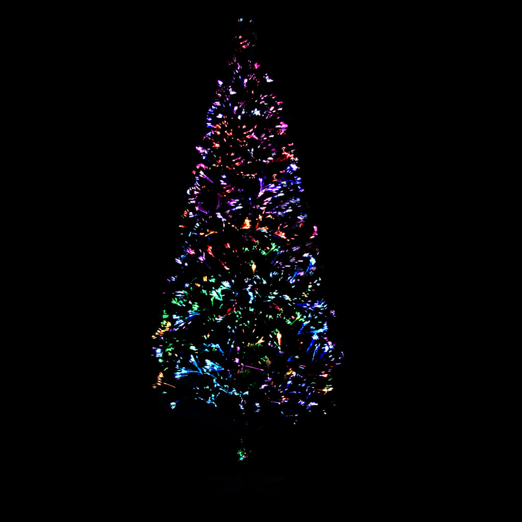 Artificial Christmas Tree with Stand Green 5 ft Fiber Optic