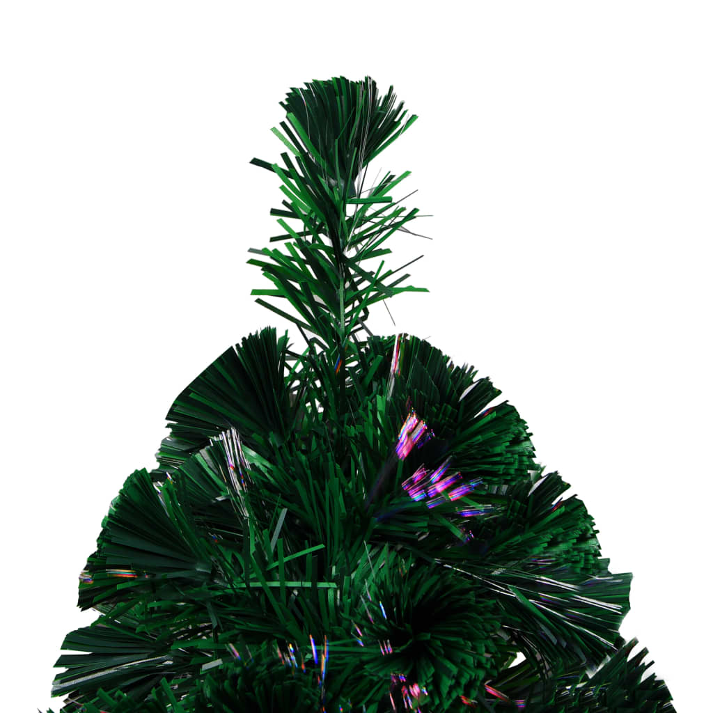 Artificial Christmas Tree with Stand Green 5 ft Fiber Optic