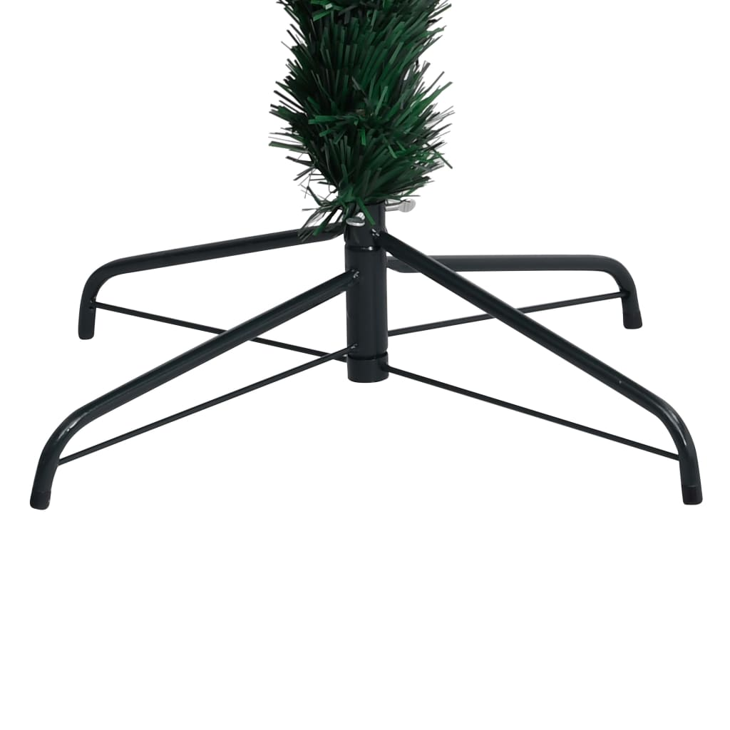 Artificial Christmas Tree with Stand Green 5 ft Fiber Optic