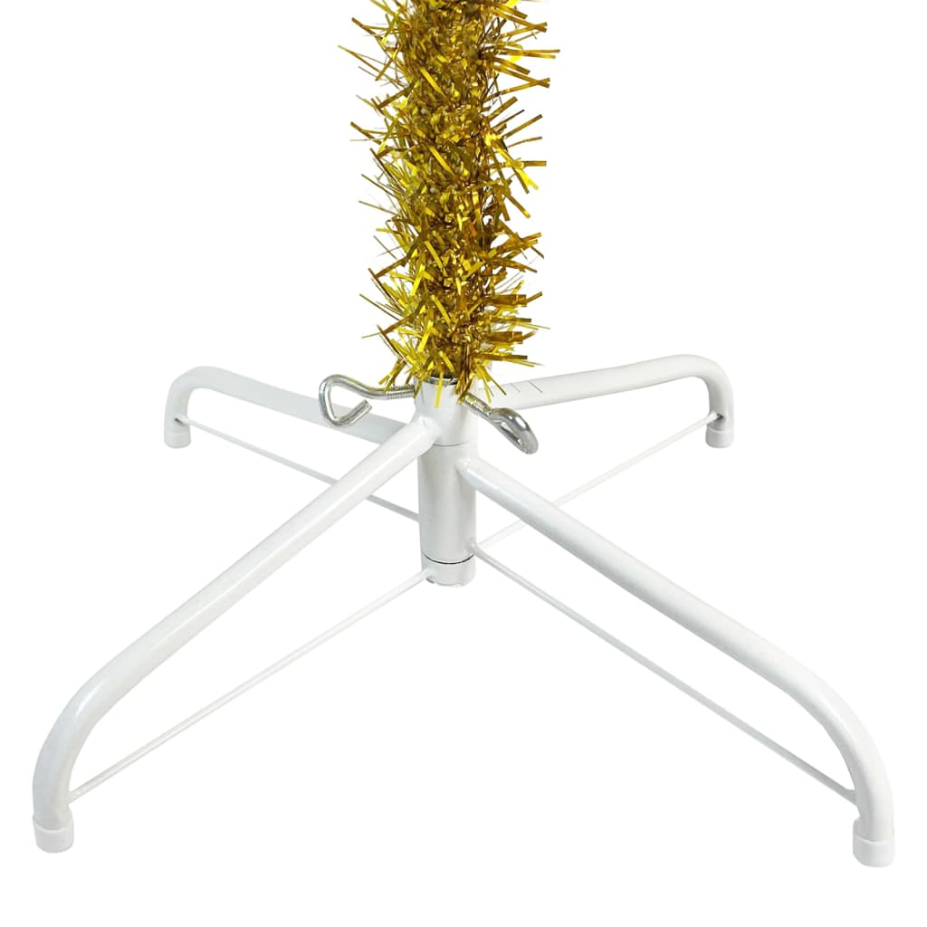 Slim Christmas Tree Gold 5 ft