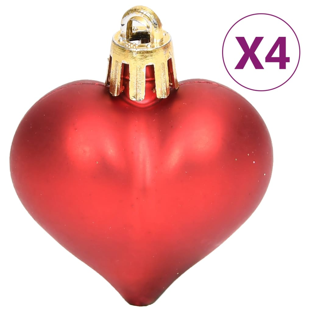 70 Piece Christmas Bauble Set Gold and Red