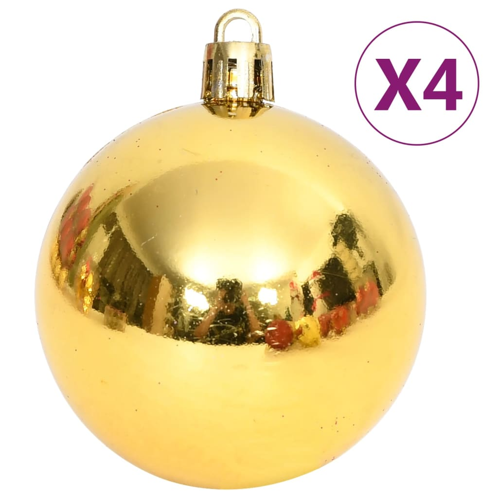 108 Piece Christmas Bauble Set Gold and Red