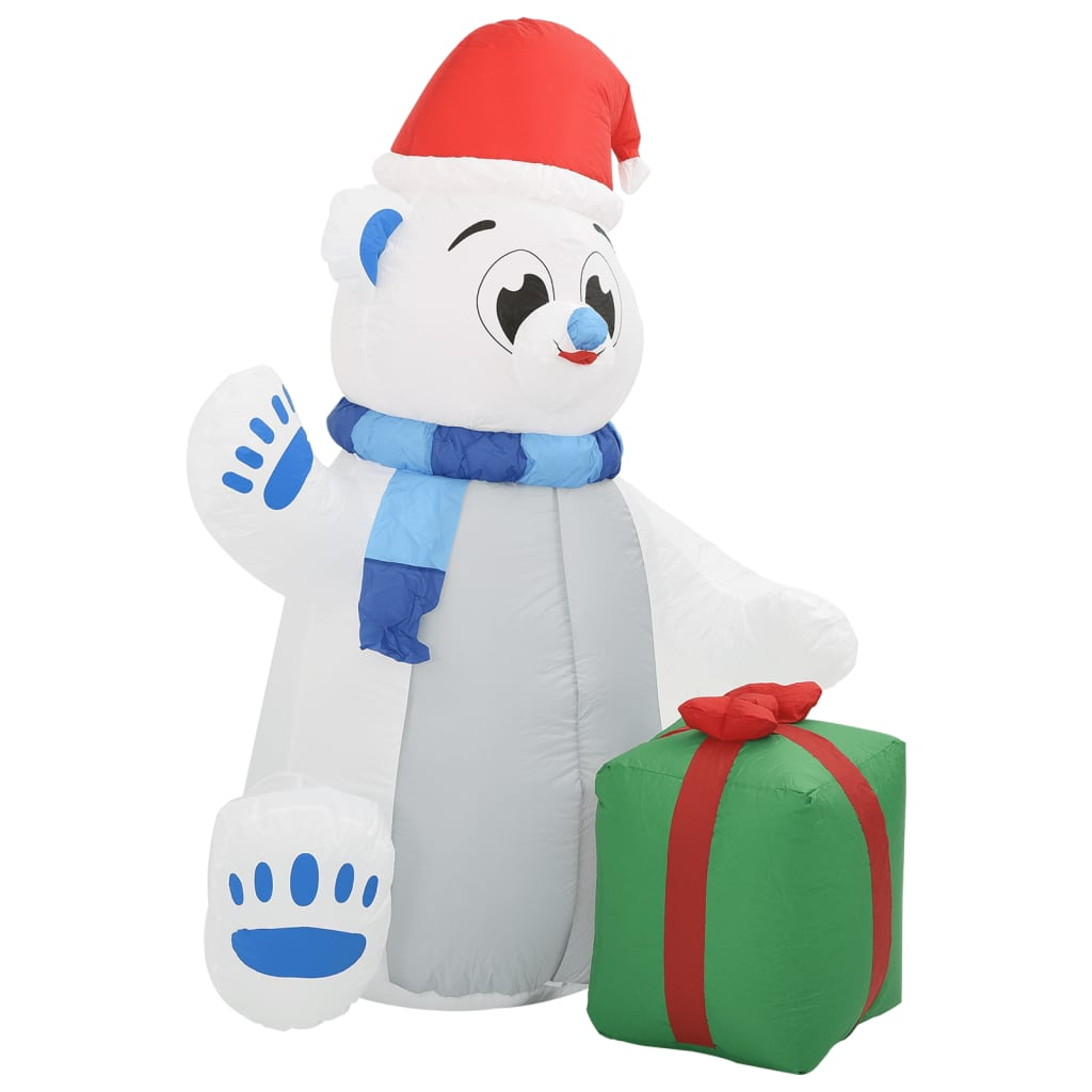 Christmas Inflatable Polar Bear LED Indoor and Outdoor 6 ft