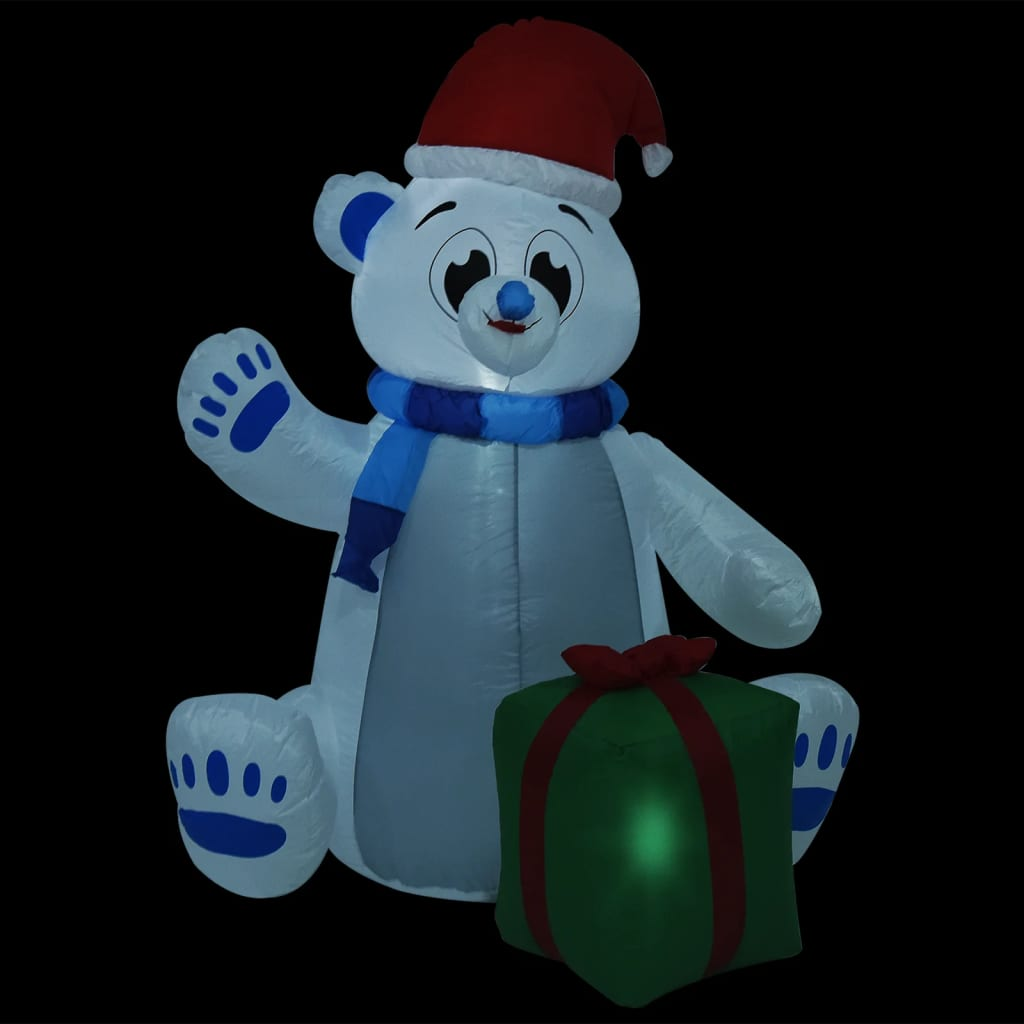 Christmas Inflatable Polar Bear LED Indoor and Outdoor 6 ft