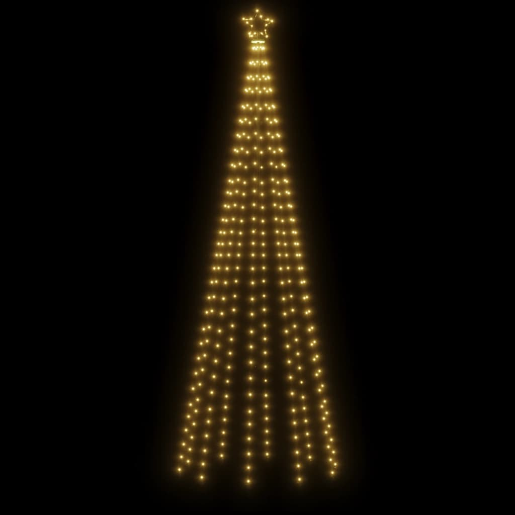 Christmas Tree with Spike Warm White 310 LEDs 10 ft