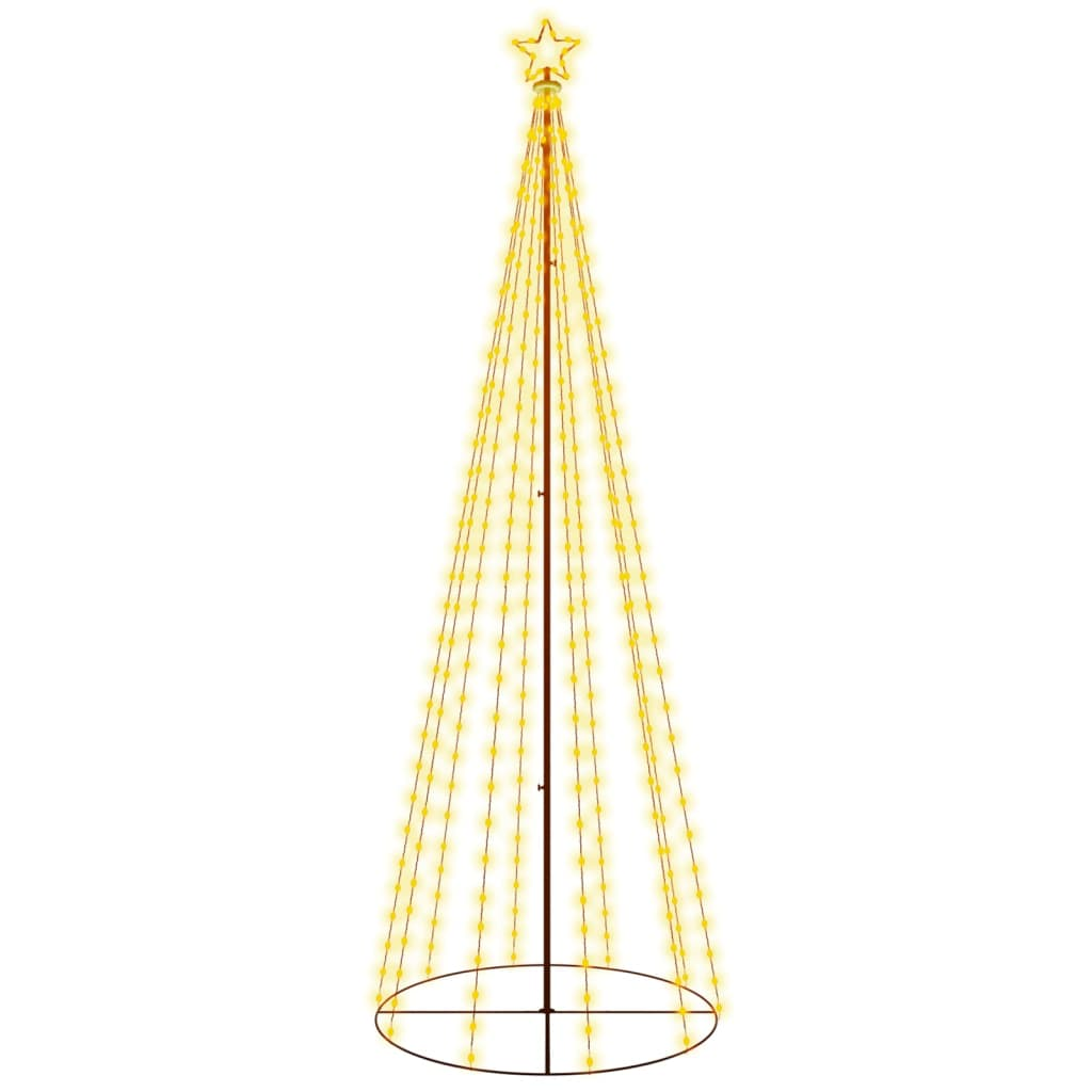 Christmas Cone Tree Warm White 310 LEDs 3x10 ft