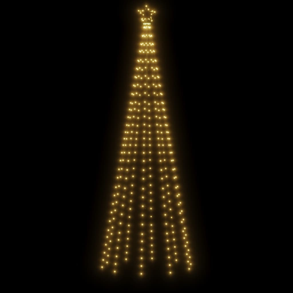 Christmas Cone Tree Warm White 310 LEDs 3x10 ft