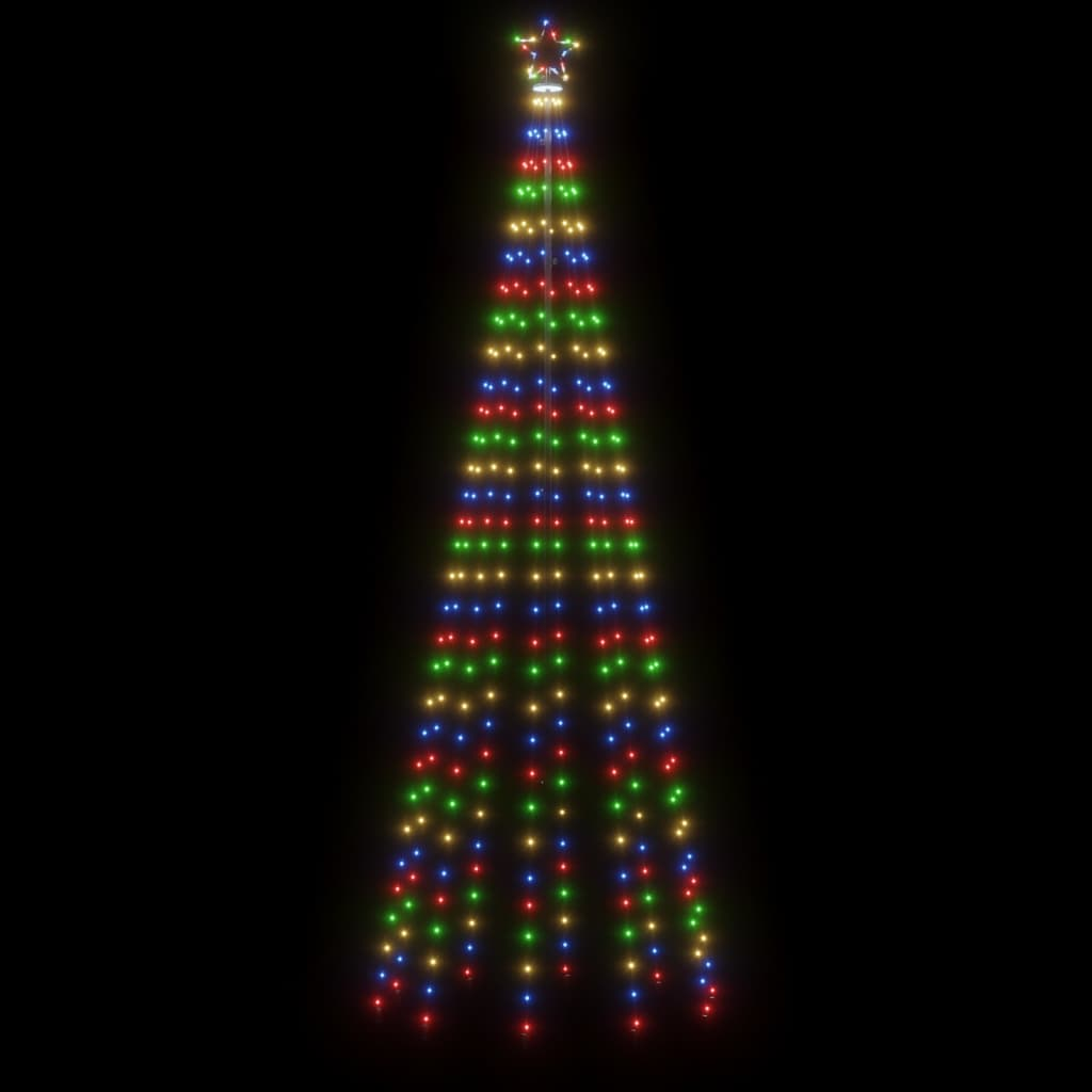 Christmas Cone Tree Colorful 310 LEDs 3x10 ft