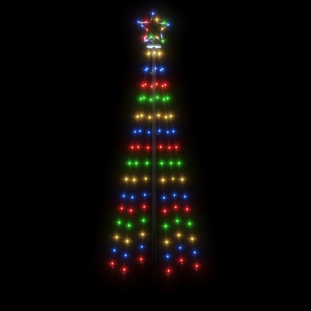 Christmas Cone Tree Colorful 108 LEDs 2x6 ft