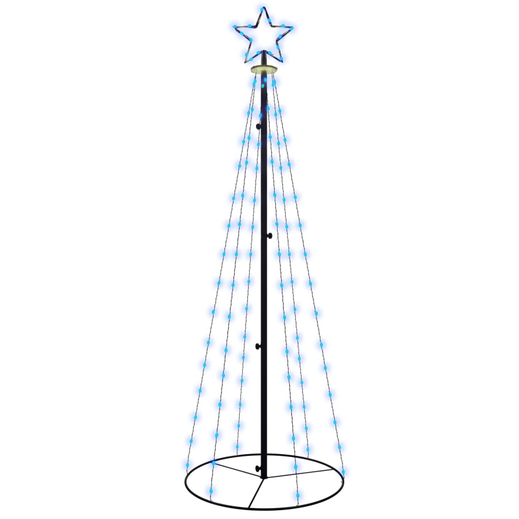 Christmas Cone Tree Blue 108 LEDs 2x6 ft