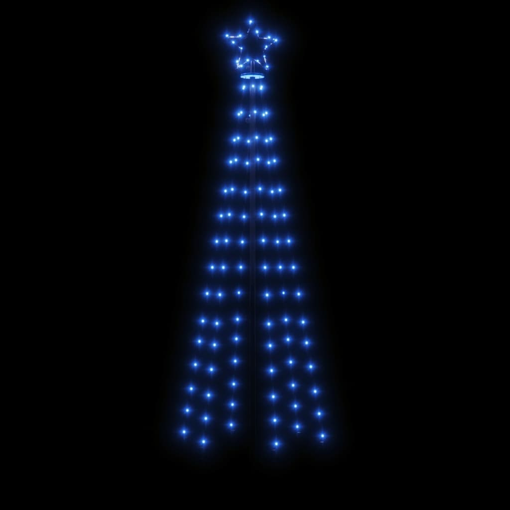 Christmas Cone Tree Blue 108 LEDs 2x6 ft