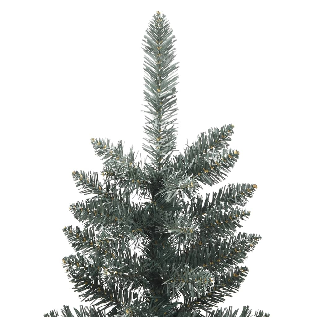 Artificial Slim Christmas Tree with Stand Green 5 ft PVC