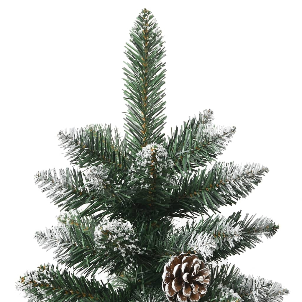 vidaXL Artificial Christmas Tree with Stand Green 82.7" PVC