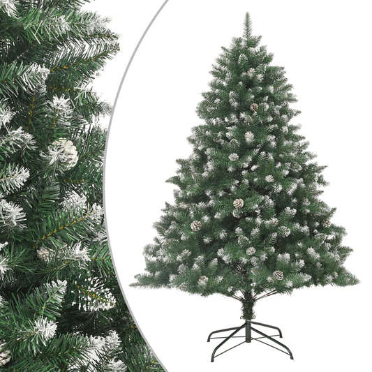 vidaXL Artificial Christmas Tree with Stand 82.7" PVC