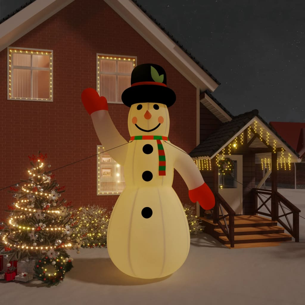 Christmas Inflatable Snowman with LEDs 179.1"