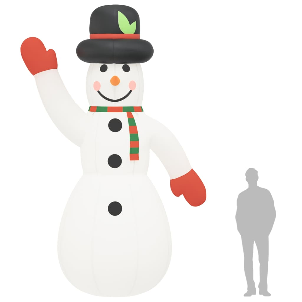 Christmas Inflatable Snowman with LEDs 179.1"