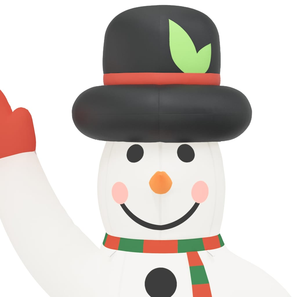 Christmas Inflatable Snowman with LEDs 145.7"