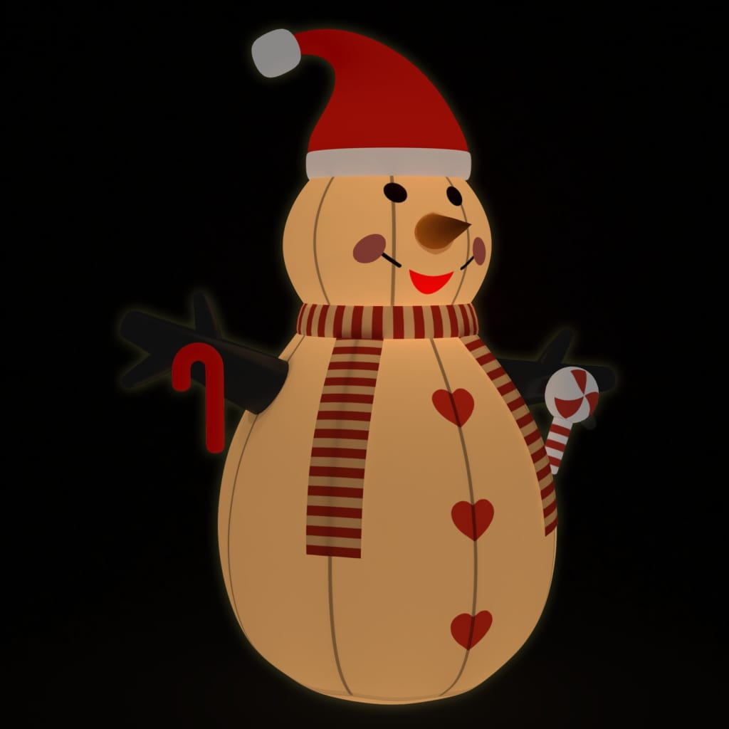 Inflatable Snowman with LEDs 12 ft