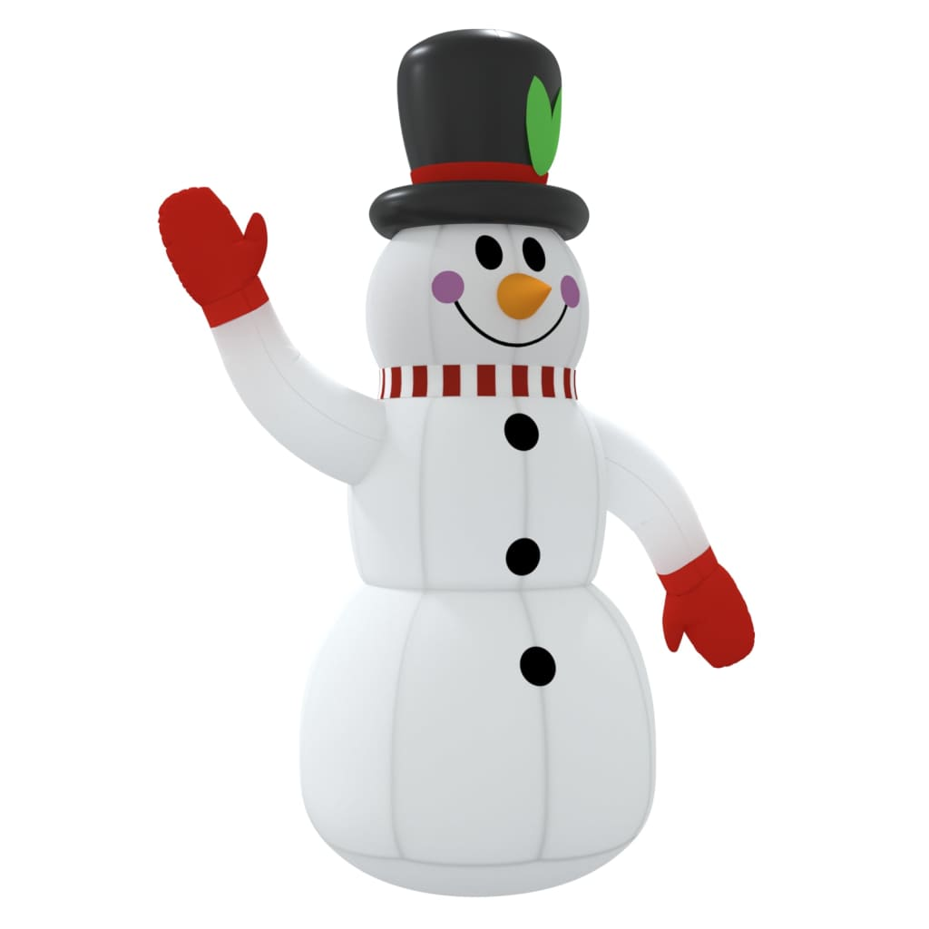 Inflatable Snowman with LEDs 10 ft