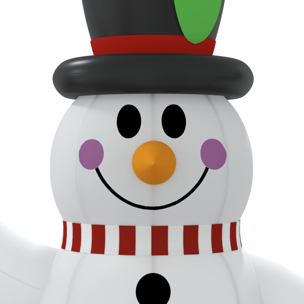 Inflatable Snowman with LEDs 10 ft