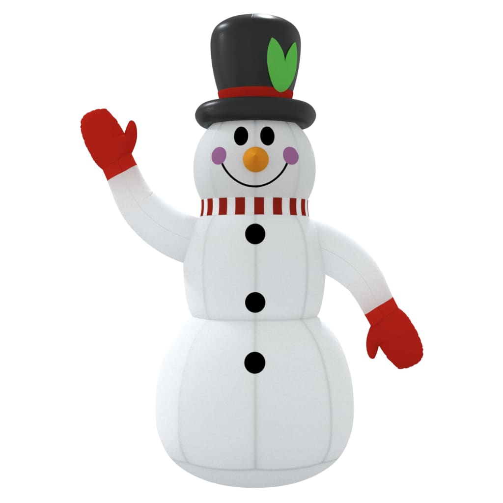 Inflatable Snowman with LEDs 4 ft