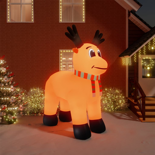 Christmas Inflatable Reindeer with LEDs 157.5"