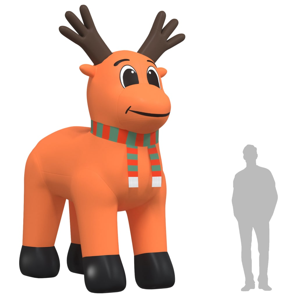 Christmas Inflatable Reindeer with LEDs 157.5"