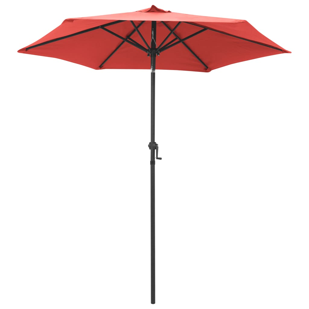 vidaXL Parasol Terracotta 78.7"x88.2" Aluminum