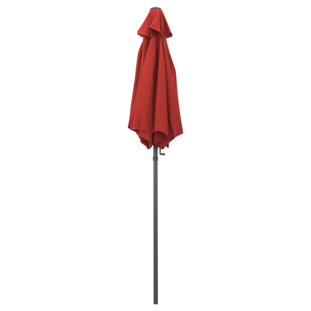 vidaXL Parasol Terracotta 78.7"x88.2" Aluminum